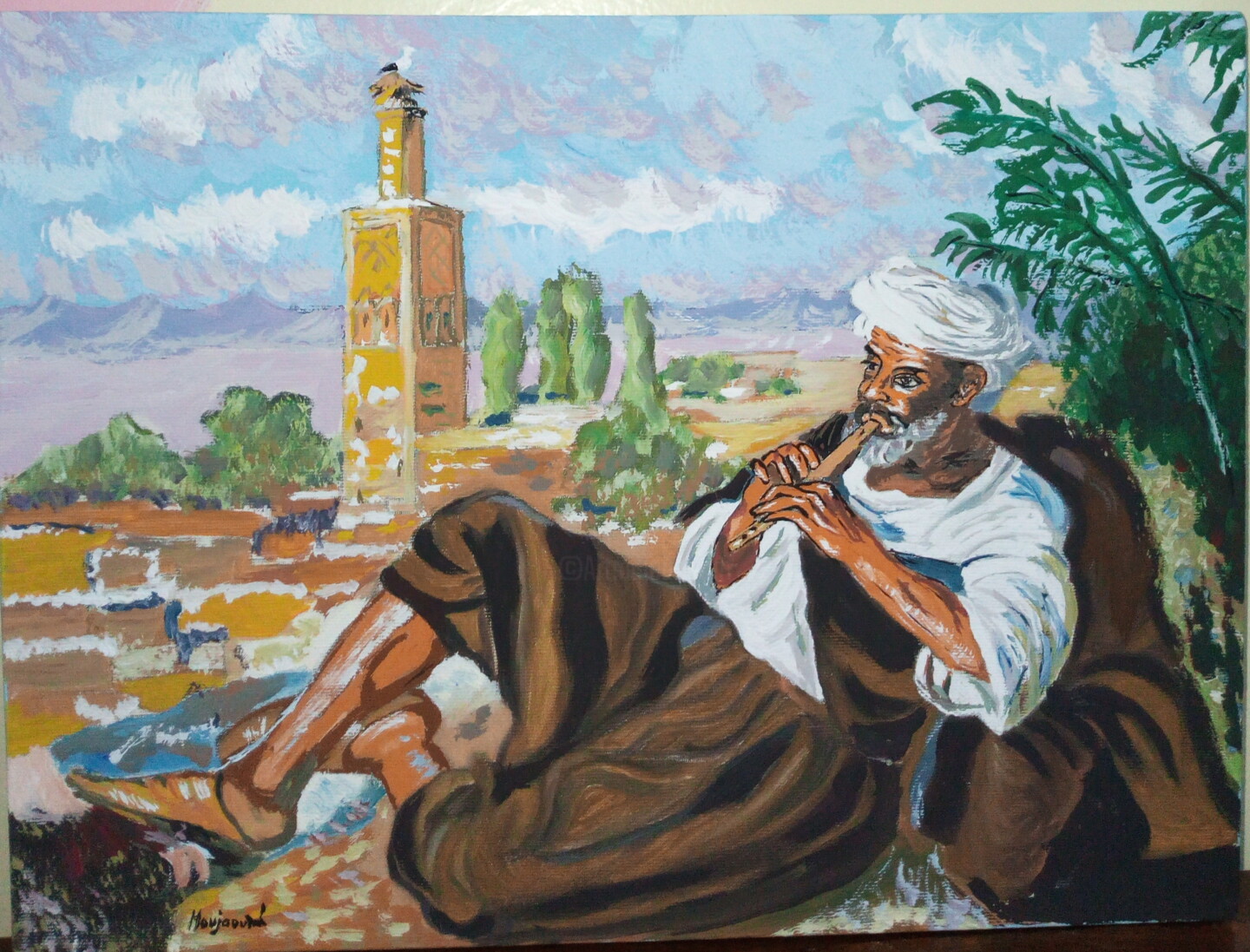 Abderrhim El Moujaouid - le joueur  de la flute